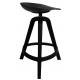 Krzesło barowe MIRA czarne