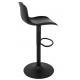 Krzesło barowe STOR regulowane czarne