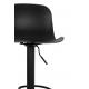 Krzesło barowe STOR regulowane czarne