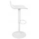 Krzesło barowe SNAP BAR regulowane białe