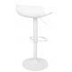 Krzesło barowe SNAP BAR regulowane białe