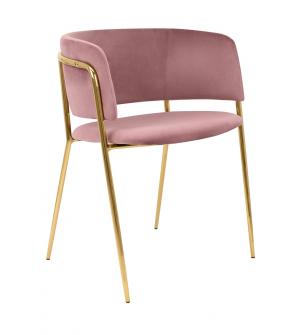 Krzesło DELTA różowe