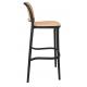 Krzesło barowe WICKY czarne