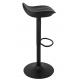 Krzesło barowe FLINT regulowane czarne