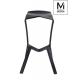 MODESTO krzesło barowe MIURA czarne - polipropylen
