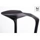 MODESTO krzesło barowe MIURA czarne - polipropylen