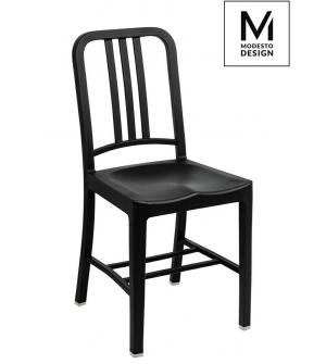 MODESTO krzesło VEGA czarne - polipropylen