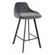 Krzesło barowe CANVA szare