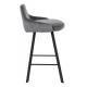 Krzesło barowe CANVA szare
