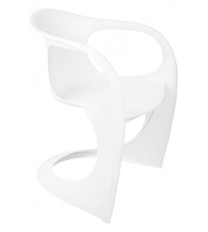 Krzesło MANTA białe - polipropylen