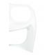 Krzesło MANTA białe - polipropylen