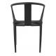 Krzesło WISHBONE METAL czarne