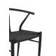 Krzesło WISHBONE METAL czarne