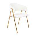 Krzesło VERSO BOUCLE białe