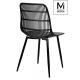 MODESTO krzesło BASKET czarne - polipropylen