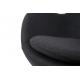 Fotel EGG CLASSIC BLACK ciemny szary.5 - wełna, podstawa czarna