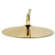 Fotel BUBBLE STAND GOLD VELVET poduszka czarna