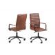 ACTONA fotel biurowy WINSLOW - brązowy, ekoskóra