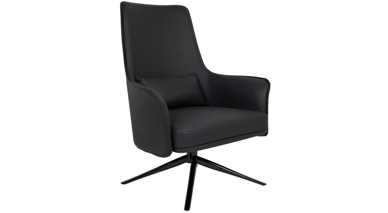 Fotel VICTOR czarny PU