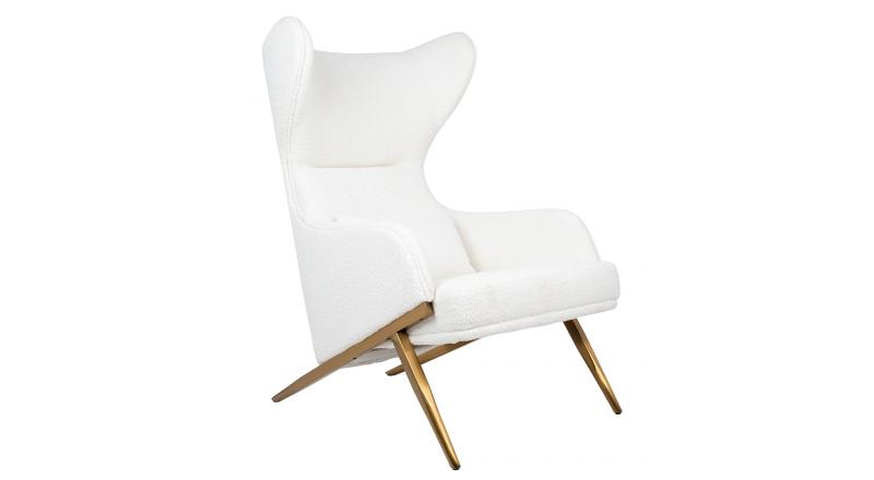 Fotel HAMPTON TEDDY biały