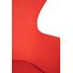 Fotel EGG SZEROKI PU czerwony