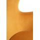 Fotel EGG SZEROKI VELVET musztardowy