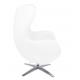 Fotel EGG SZEROKI PU biały