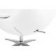 Fotel EGG SZEROKI PU biały
