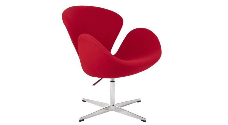 Fotel SWAN PREMIUM regulowany czerwony