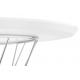 Stół TWIST 100 biały - MDF, chrom
