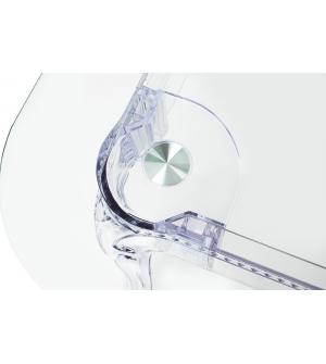 Stół KING 240 transparentny - poliwęglan, szkło hartowane