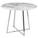 Stół CARAT 100 - MDF, srebrna podstawa