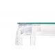 Stół KING 60 transparentny - poliwęglan, szkło hartowane