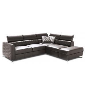 MENTOR narożnik skórzany rozkładany lewostronny 