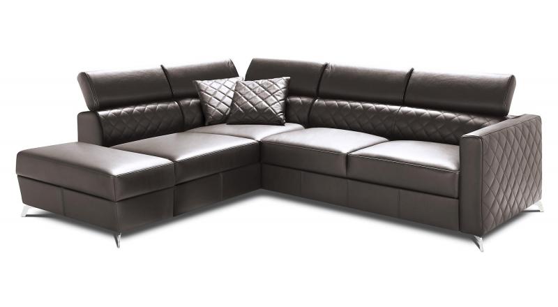 MENTOR D-REC-2F(P) narożnik skórzany rozkładany prawostronny 