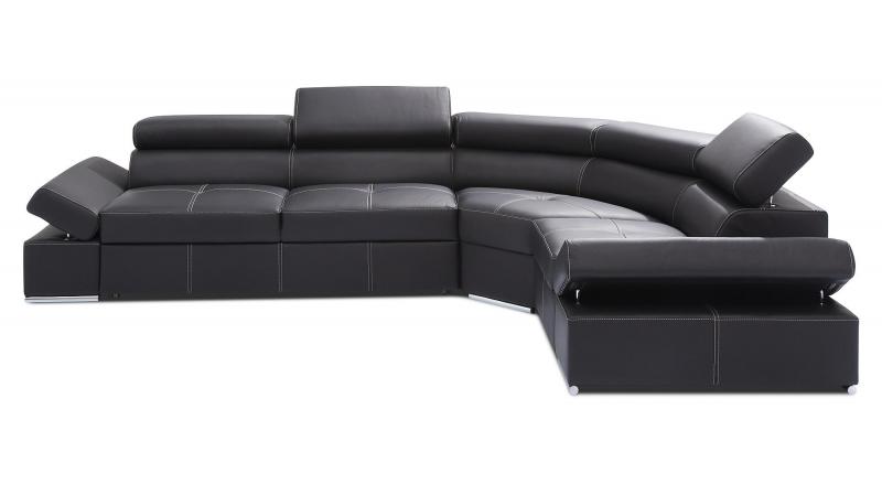 Narożnik LORENZO skórzany lewostronny rozkładany