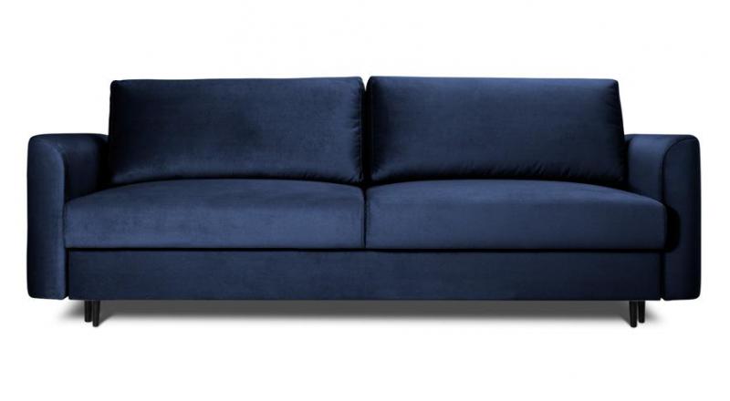 ALTO sofa 3 osobowa rozkładana w granatowym kolorze