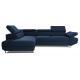 Narożnik AVANTI prawostronny rozkładany w granatowym kolorze