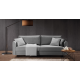 Sofa ALTO 3 osobowa rozkładana w szarym kolorze .