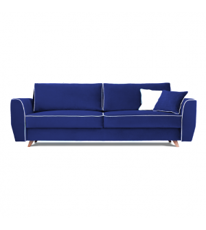 Sofa HUGO 3 osobowa rozkładana tk. MAGIC VELVET 2216