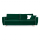 Sofa HUGO 3 osobowa rozkładana tk. MAGIC VELVET 2225