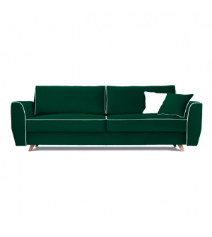 Sofa HUGO 3 osobowa rozkładana tk. MAGIC VELVET 2225