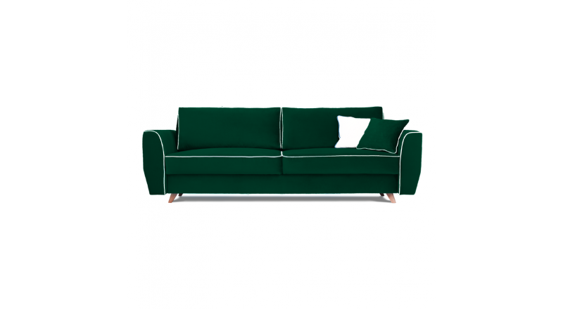 Sofa HUGO 3 osobowa rozkładana tk. MAGIC VELVET 2225