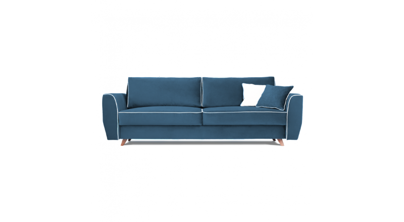 Sofa HUGO 3 osobowa rozkładana tk. MAGIC VELVET 2222