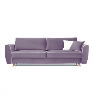 Sofa HUGO 3 osobowa rozkładana tk. MAGIC VELVET 2248