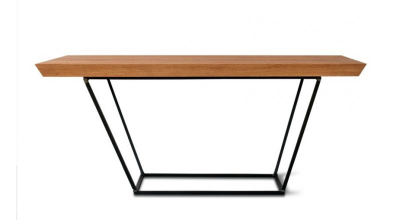 Ława dębowa LOFT 9006 60x110x38 cm