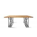 Stół DĘBOWY LOFT 1211 (200 cm x 90 cm x 75 cm)