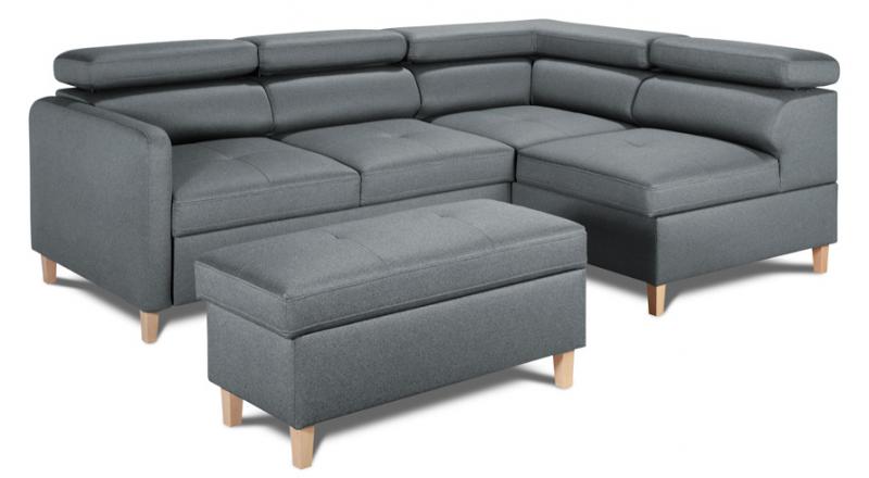 Narożnik SVEN lewostronny rozkładany tk. SVEN 03