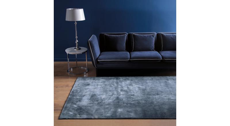 DYWAN LINEN DARK BLUE 160X230 Z-DARK BLUE