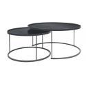 Stolik Kawowy Gala II , czarne szkło